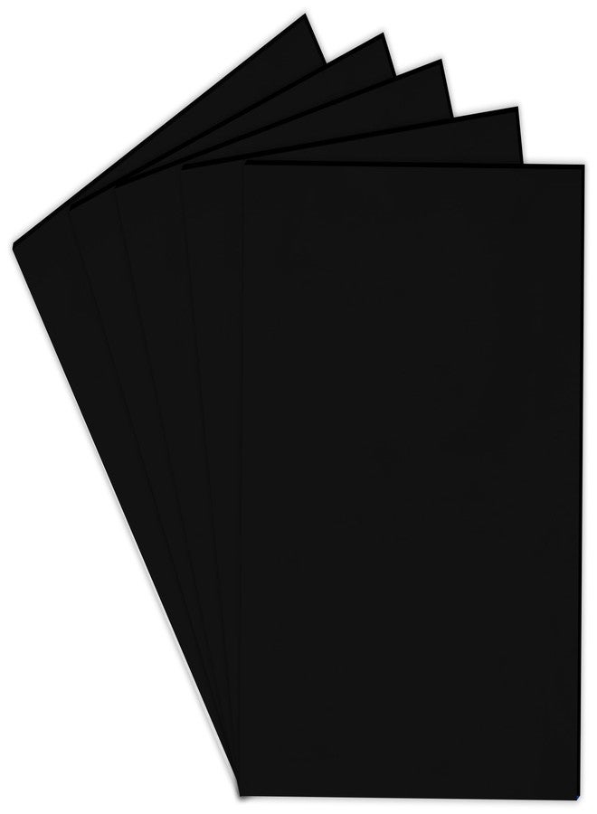 Lakeer Black Color A4 Eva Foam Sheets-5mm Thick, Pack of 5 Sheets | for Scrapbooking, Art & Craft Projects, Decorations, Etc (Black Color) - Image 1